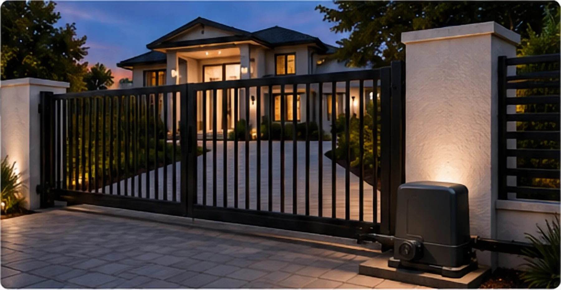 Gate automation work across Los Angeles