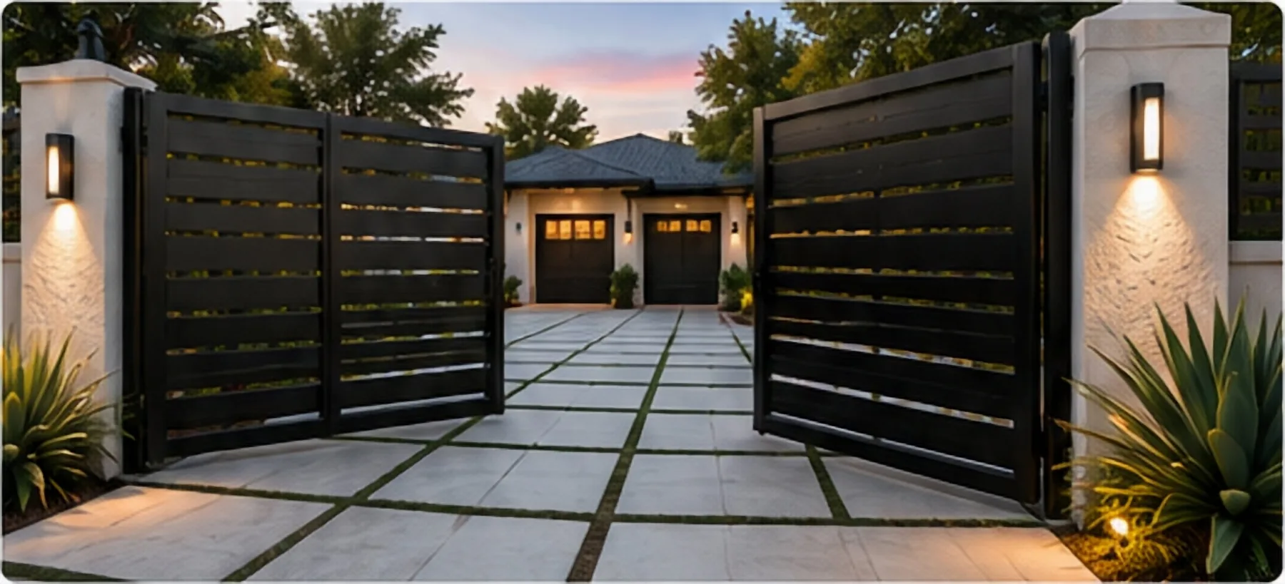 Driveway gate work across Los Angeles