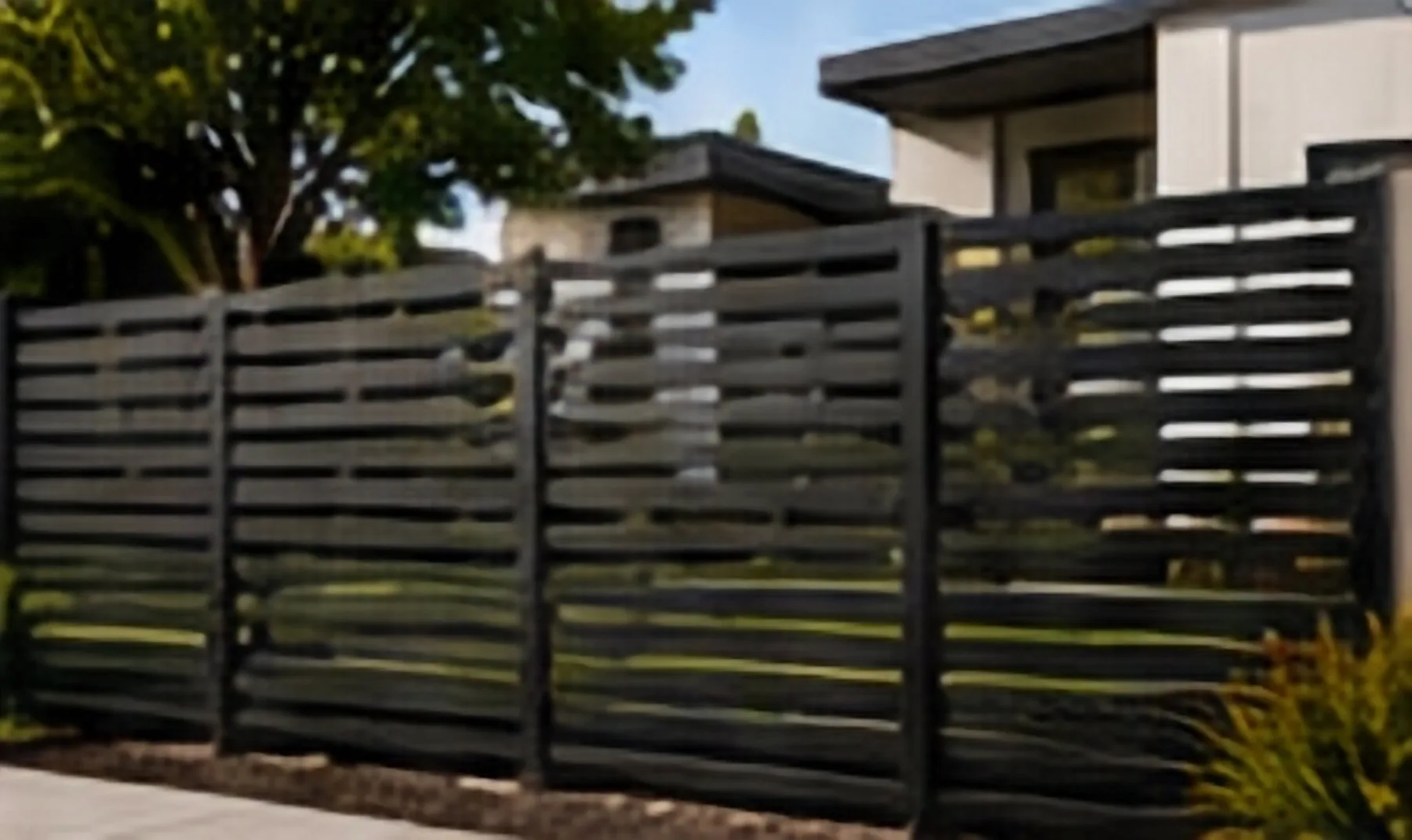 Horizontal Metal Fence